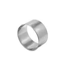 Aro Inox Cortador Redondo Liso N°4 Ø 6,3cm - Doupan