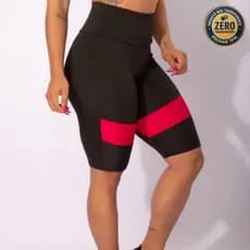 Bermuda Fitness Ciclista Academia Feminina