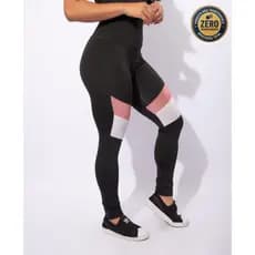 Calça Legging Com Detalhe Fitness Academia Feminina Cintura Alta F7 NEW STYLE