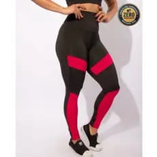 Calça Legging Cintura Alta Newstyle Com Detalhe Moda Fitness Academia Feminina
