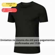 Camisa Térmica Masculina Proteção Uv 50+ Segunda Pele Camiseta Blusa Malha Fria Academia Manga Curta F7 NEW STYLE