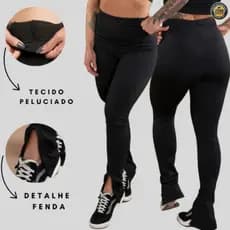Calça Térmica Cintura Alta Peluciada Flanelada Montaria Academia Moda Casual  F7 NEW STYLE