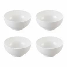 Kit 4 Tigelas Cumbuca Bowl Melamina 400 ml Açaí Caldos Sorvete Sobremesas Cozinha