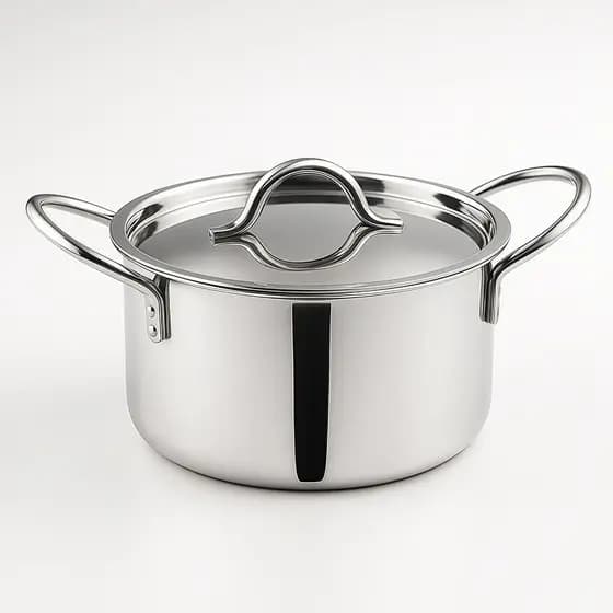 Mini Caçarola de Aço Inox com Tampa Mini Panela Para Servir Buffet Foods Finger