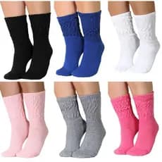 kit 3 a 12 Pares De Meia Feminina para Frio e Academia Aerobica Fitness Lisas Exercicio e dia a dia