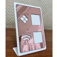 Placa De Acrílico Pix Wifi Acrílico Mesa Balcão Loja Escritório Consultório Recepção Pronta Entrega