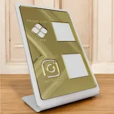 Placa Pix Instagram Comércio Display Balcão Mesa Plaquinha Insta Envio Rápido