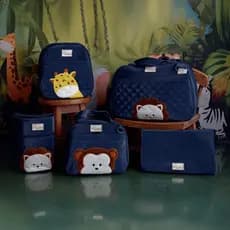Kit Bolsas Maternidade Conjunto 5 Peças Menino Menina Bolsa Mala Trocador Envio Imediato