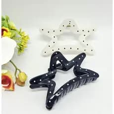 Piranha para Cabelo/ Presilha Grande/ A03 Prendedor Poa Coque