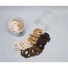 Elástico para Cabelo/ Xuxinha de Meia Soft Pote com 50 peças Minox