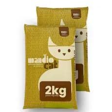 Kit 2 Areia Sanitária Natural Gato Rápida Absorção Anti Odor