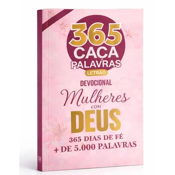 Almanaque 365 Caça Palavra Sabe Tudo Devocional Fé Amor Deus
