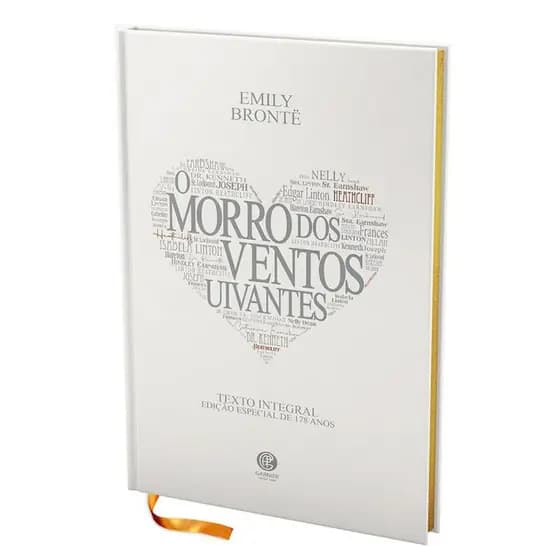 Livro O Morro dos Ventos Uivantes Romance Luxo Capa Dura