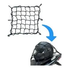 REDE ELÁSTICA  P/ CAPACETE E BAGAGEIRO DE MOTO 35cm×35cm de ferro