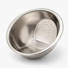 Escorredor de Arroz Alimentos Legumes Inox 25cm Em Casa Tem