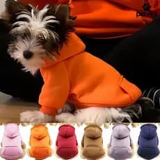 Moletom Com Capuz Pet Pequeno Roupa Roupinha para Cachorro Gato Agasalho