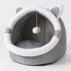 Toca com Orelha para Gato Cachorro Pequeno Peluciado PAWS Cama Caminha Casinha