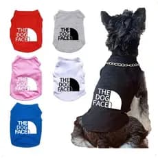 Roupa Para Cachorro Roupinha Pet Algodão Confortável The Dog Face