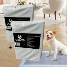 Kit 60un Tapete Higiênico Pet Carvão Bambu 90x60 Cães Grande Premium Ultra Absorvente