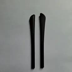 Par ponteira de borracha c/ silicone  para haste de óculos