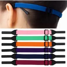 Cordão elástico com silicone para óculos / Esporte / Suporte / Segurança / Estilo