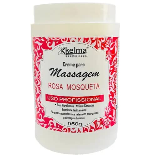 Creme de Massagem Corporal Rosa Mosqueta 950g - Kelma