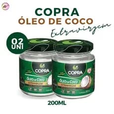 02 Óleo de Coco Extravirgem 200ml -  Copra