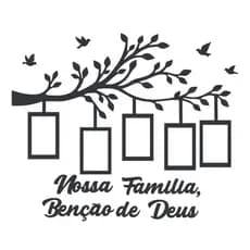 Decoração Quarto Porta Retrato Quadro de Fotos Família