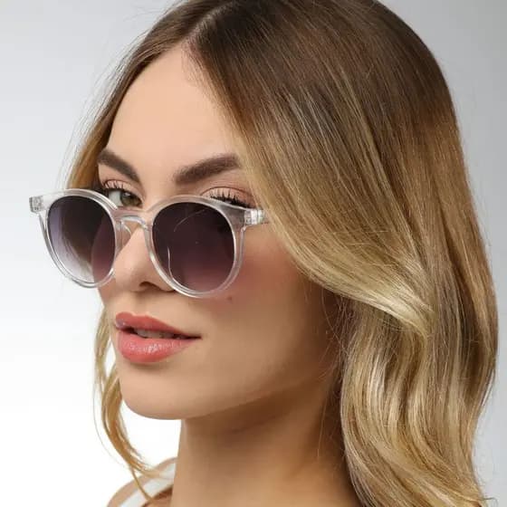 Oculos Presente Estiloso Unissex Esportivo Colorido Oval Arredondado Proteção Uv