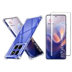 Capa Capinha e Película Cerâmica para Motorola Moto Edge 60 Fusion Pro Neo