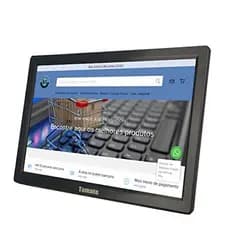 Monitor LED Portátil 14" HD Bivolt Compacto com Recepção Digital e Bateria Recarregável