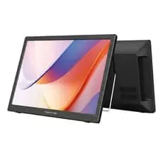Monitor TV Digital Portátil 19" Bluetooth HDMI USB Bateria 5000mAh Multi Tela Preta Bivolt
