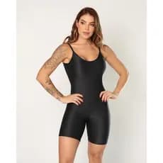 Macaquinho Melina Fitness Feminino Alça Fina Justo Academia Treino Corrida Moda Esportiva