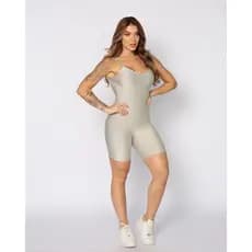 Macaquinho Feminino Alça Fina Fitness