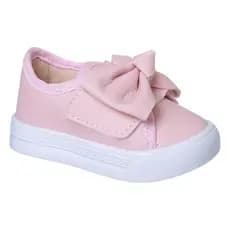 Tênis Infantil Velcro Feminino Laço Menina Confortável Leve Novidade Lançamento Escolar 15 ao 27