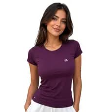 CAMISETA LEWOLST DRY FIT FEMININA FREEZE FENDA LATERAL BS POLIAMIDA ELASTANO ACADEMIA ESPORTE TREINO