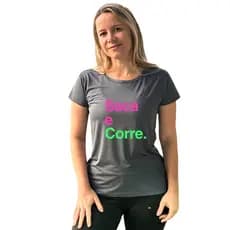 CAMISETA LEWOLST DRY FIT FEMININA FREEZE FENDA LATERAL BEACH TENNIS SACA E CORRE