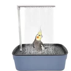 Banheira De Banho Para Pássaros | Automática Com Chuveiro Papagaio De Água Circulante Animais De Estimação Acessórios Ga