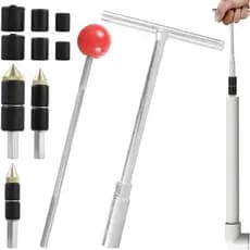 Kit De Tampa De Água De Emergência Para Tubos , 304 Agulhas De Pino De Parada Fusão A Quente De Aço Inoxidável Com Chave , Ferramenta De Reparo De Vazamento De 20/25/32 PPR