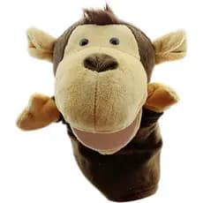 Fantoches De Mão De Macaco Com Boca Móvel Animal Recheados Brinquedos Interativos De Pelúcia Para Adultos Kids Toddlers Zoo Zoológico Contar Histórias Show Theater