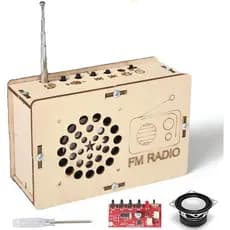 Kits De Ciência Para Crianças De 8-12 Anos De Idade 12-14 STEM Toys for Boys Building FM Radio Presentes Meninas Faça Você Mesmo Projeto De Circuito Eletrônico Wooden 3D Puzzle Educational Scien