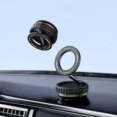 Suporte De Telefone Com Sucção A Vácuo Atualizado 2026 Para Magsafe , 360 ° Magnético Dobrável Ajustável Seu Carro , iPh