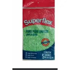 Pano para Limpeza Geral Casa Superflex - Absorvente, Macio e Resistente