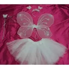 Fantasia DE CARNAVAL Infantil para carnaval festas aniversarios Asa+Saia+Tiara