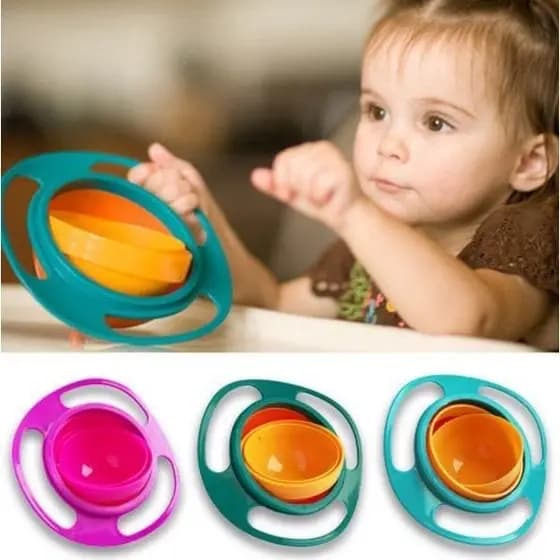 Prato para bebe para papinha infantil Kit Refeição com Divisória, Garfo e Colher Infantil