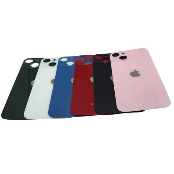 Tampa Traseira Vidro Compatível iphone 13  Com Furo Maior