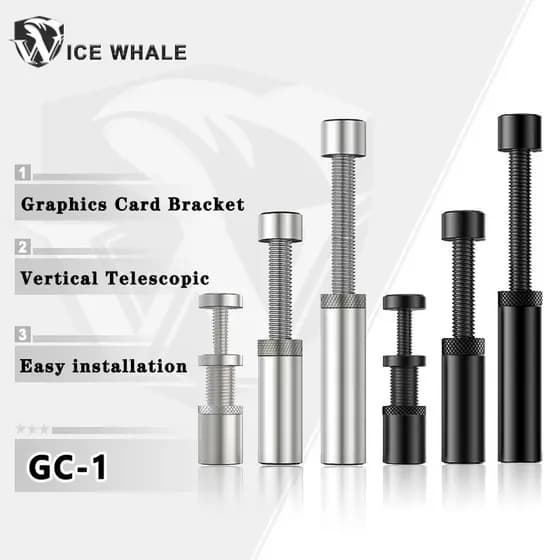 ICE Whale GC-1 Placa Gráfica GPU Suporte Vertical Telescópico Rotativo Magnético Para De Vídeo