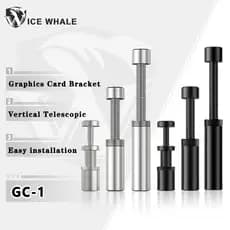 ICE Whale GC-1 Placa Gráfica GPU Suporte Vertical Telescópico Rotativo Magnético Para De Vídeo