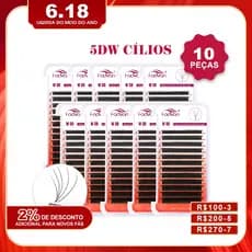 10 pcs FADVAN 5D W Pestanas Extensão De Atacado