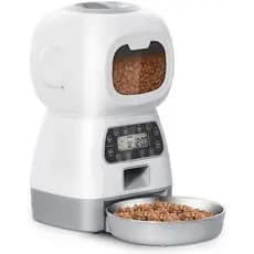 Alimentador para Pet Automático - Capacidade 3,5kg com Temporizador, Medidor Quantitativo e modelo